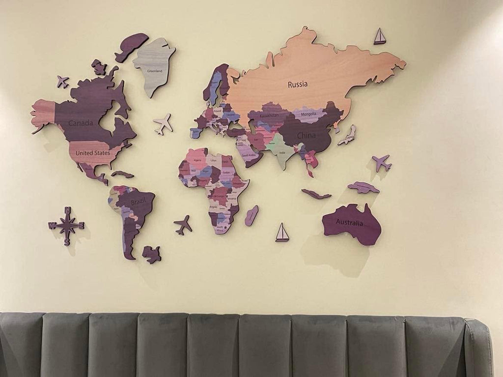 خريطة العالم موف