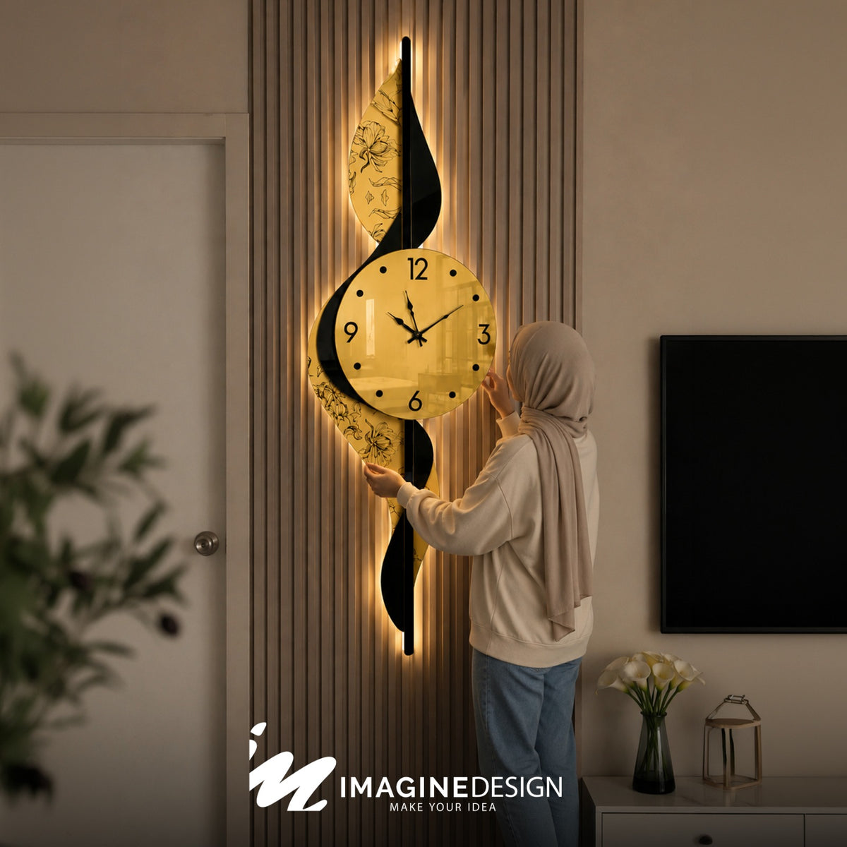 ساعة"Harmony" المضيئة (T-1015)
